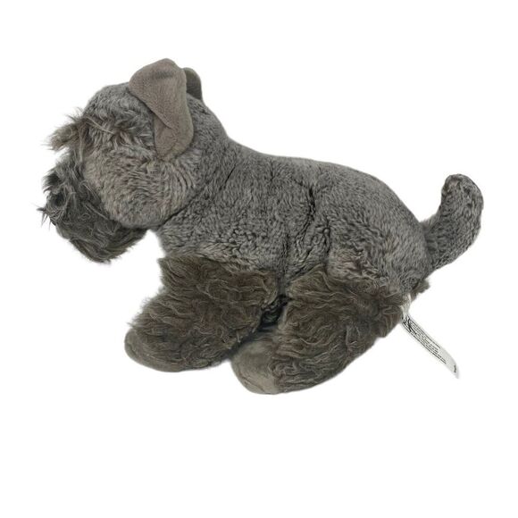 Toys R US Schnauzer Dog Plush 12" Realistic Terrier Puppy Scotty Gray Fluffy - Picture 11 of 11